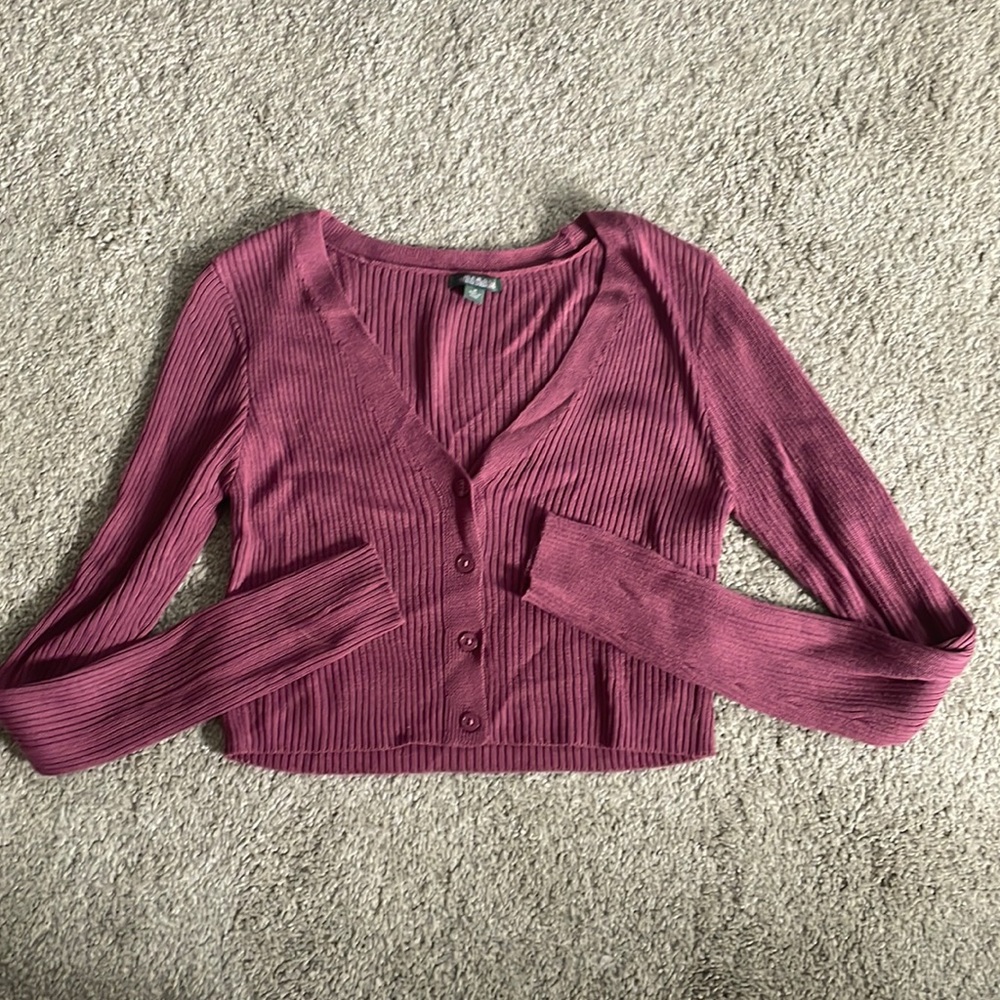 purple crop top from target